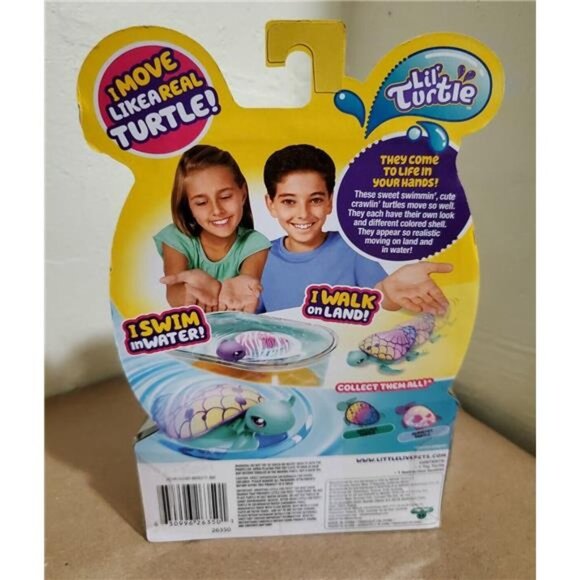 LITTLE LIVE PETS LIL TURLE Shellsea SWIMS IN WATER WALKS ON LAND COLLECTIBLE - Picture 4 of 6